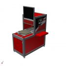 Marking machine for flanges and gearings of big dimensi...