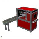 Laser marking machine for n5 tags format with picker p...